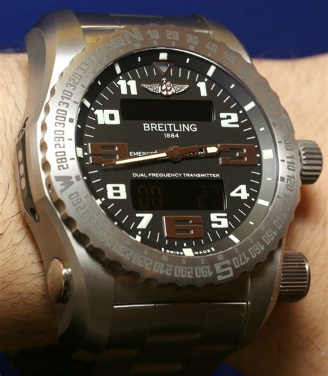 breitling emergency watch used|Breitling watch with emergency beacon.